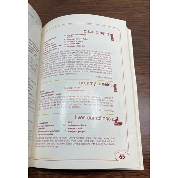 Oster Kitchen Center Owner's Manual Instructions Cookbook 1975 Vintage - Picture 8 of 8